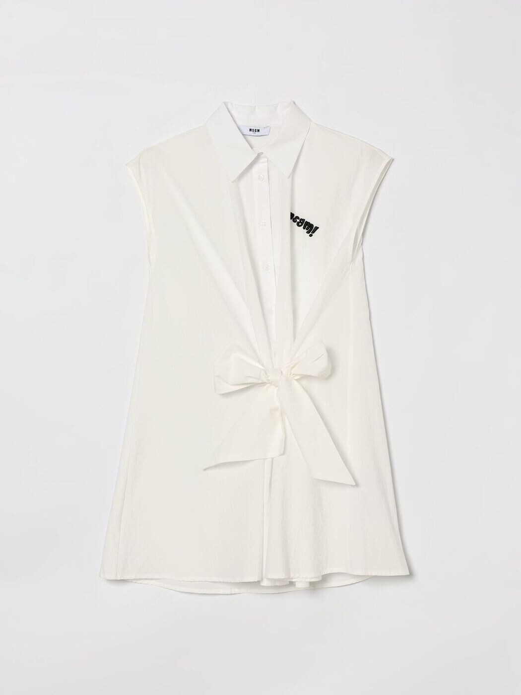 エムエスジーエム MSGM ロング御召しもの 御召しもの ガールズ 白いこと Long dresses S6MSJGDR126 関税 貨物輸送無料 2026SS gi