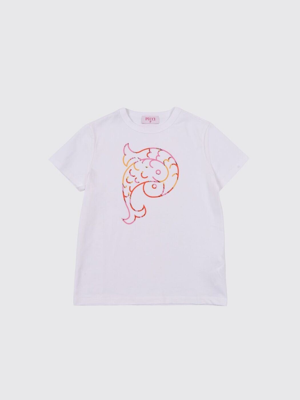プッチ PUCCI ロング衣袂ティーシャツ ティーシャツ ボーイズ 白いこと Long sleeve t-shirts PY8B21Z3672 関税 貨物輸送無料 2026SS gi