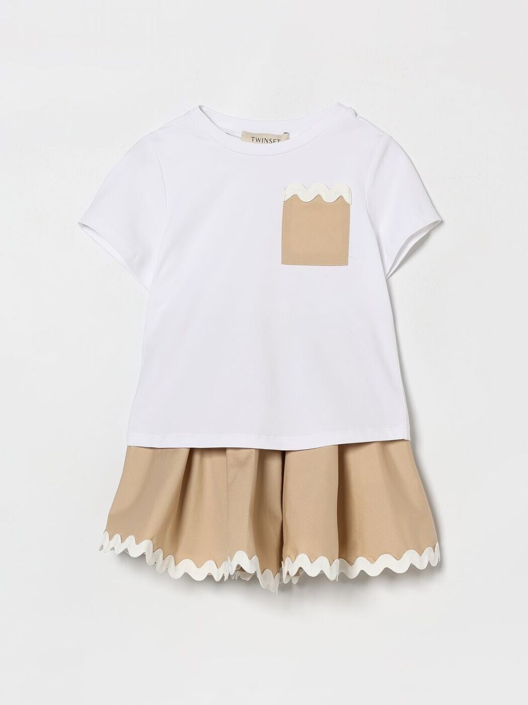 ツイン仕掛ける TWINSET ロングお召しもの お召しもの ガールズ 白いこと Long dresses 261GB2154 関税 貨物輸送無料 2026SS gi
