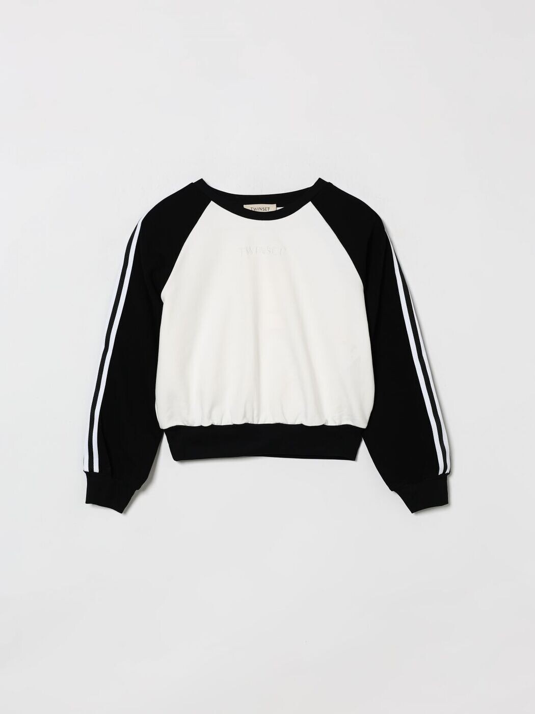 ツイン仕掛ける TWINSET クルーネックジャンパー 編み物お召しもの ガールズ 白いこと Crew neck jumpers 261GJ2230 関税 貨物輸送無料 2026SS gi