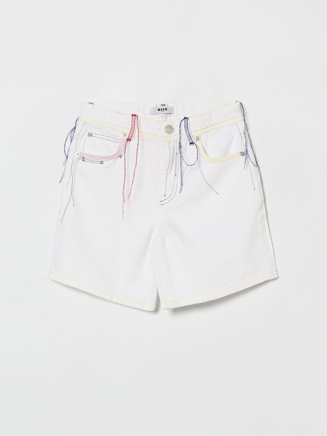 エムエスジーエム MSGM 遊撃手ズボン下 ズボン下 さる股引き ガールズ 白いこと Shorts S6MSJGSH041 関税 貨物輸送無料 2026SS gi