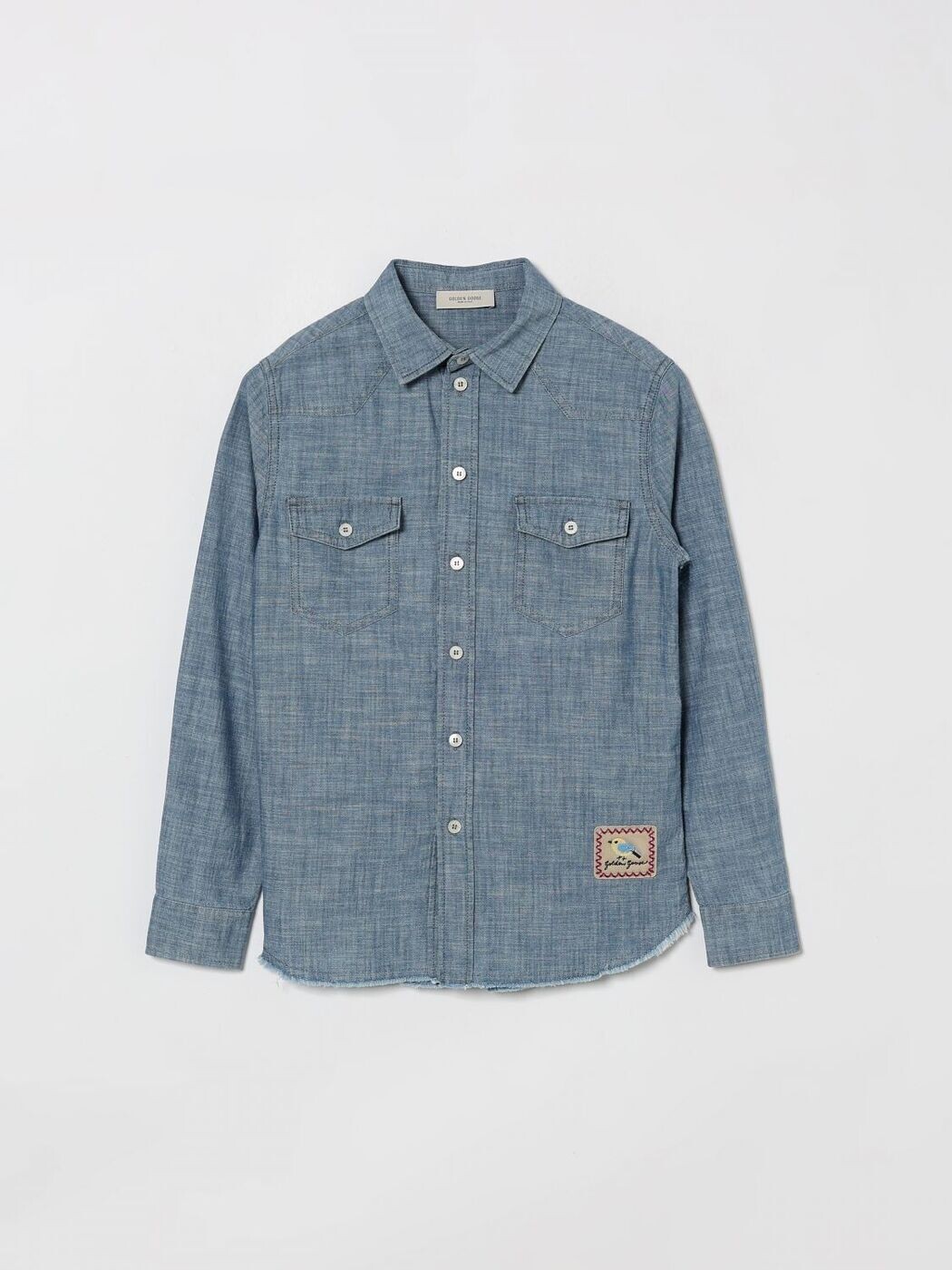 ゴールデングース GOLDEN GOOSE ティーシャツ ボーイズ 青碧 Casual shirts GKP02621P002483 関税 貨物輸送無料 2026SS gi