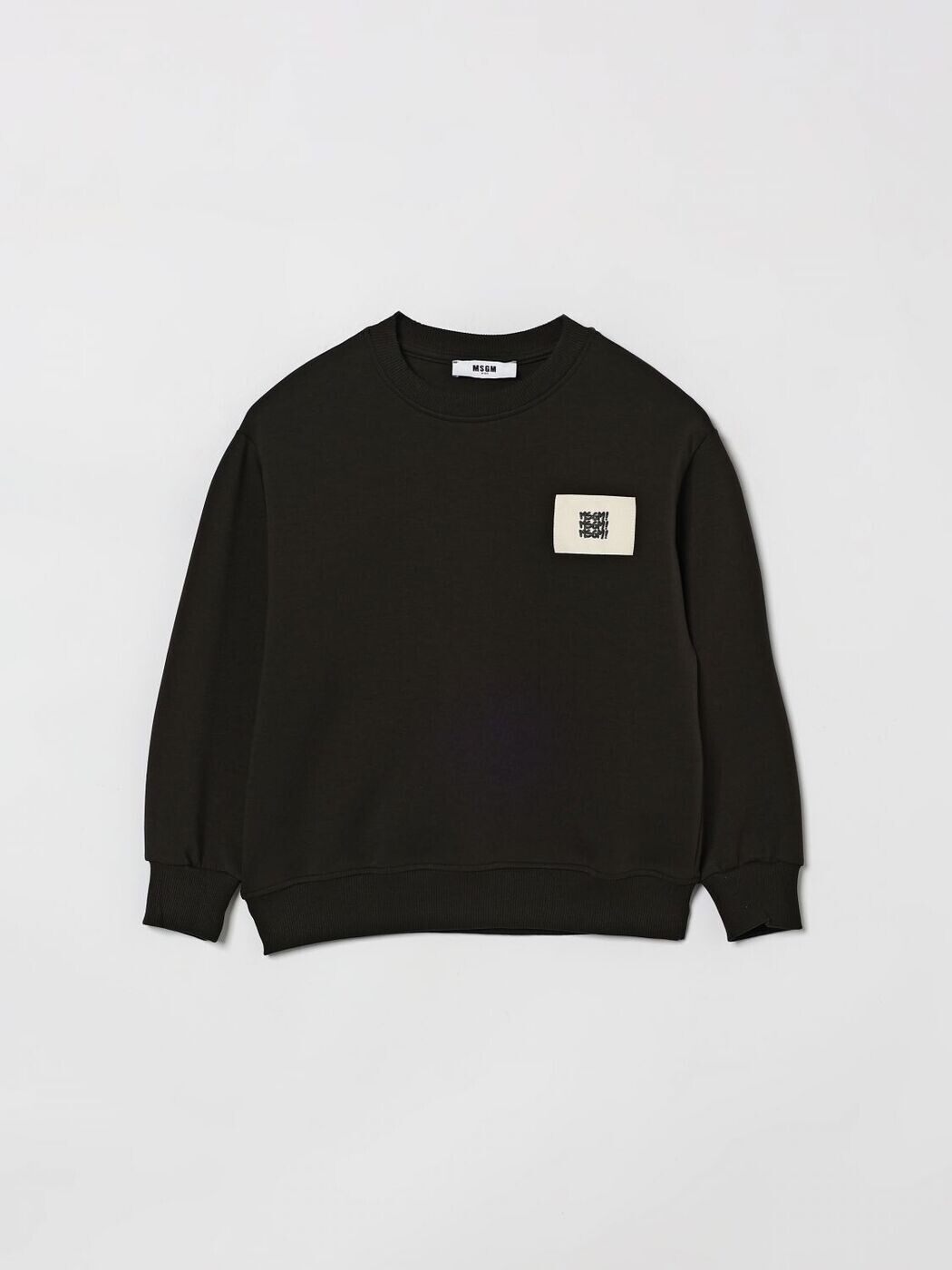 エムエスジーエム MSGM クルーネックジャンパー 編み物御召しもの ボーイズ 黒いこと Crew neck jumpers S6MSJBSW224 関税 貨物輸送無料 2026SS gi