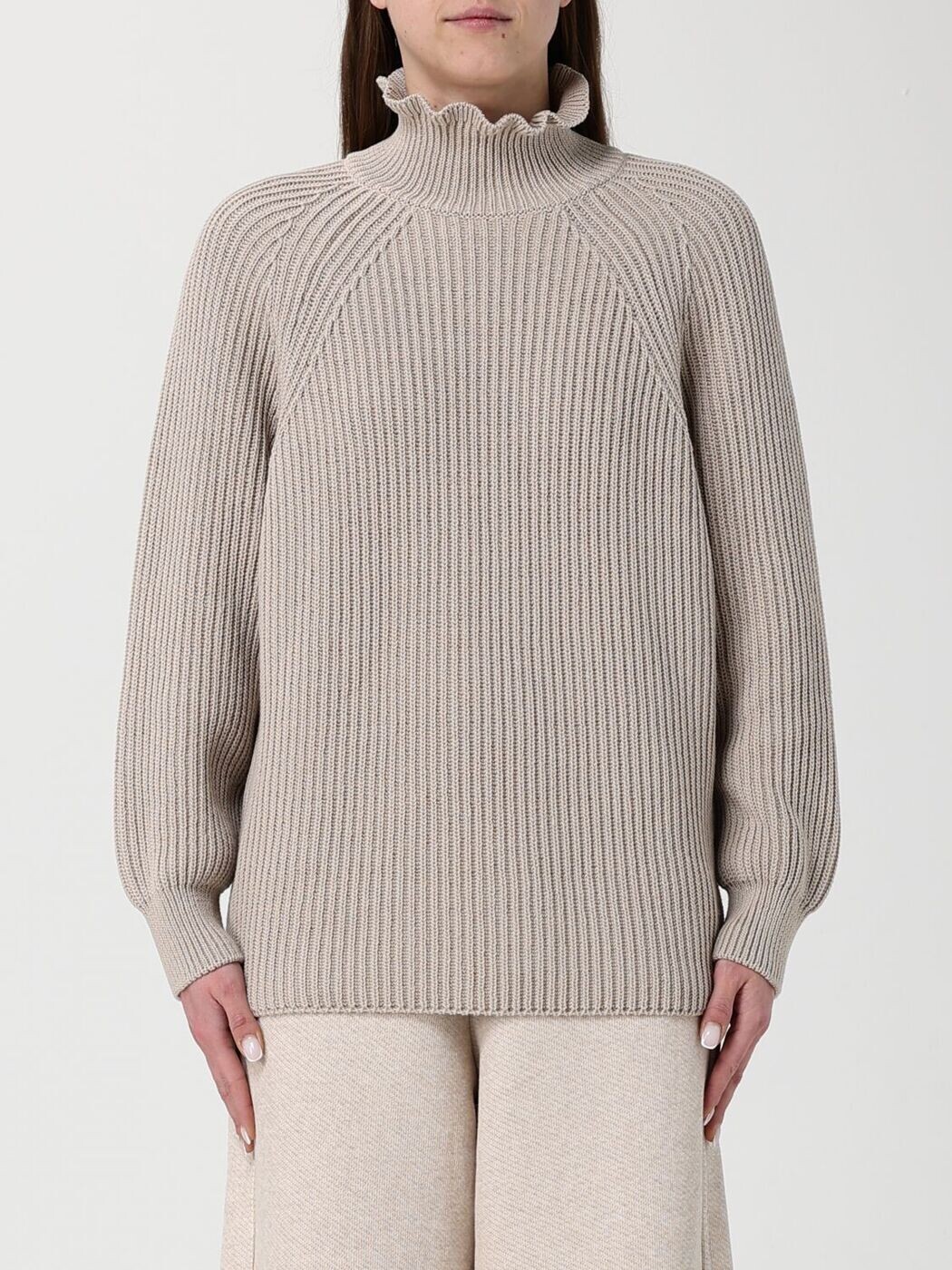 マックス パンパノウサギ MAX MARA スウェーター 編み物御召しもの レディース 薄墨色 Knitwear 2611361343600 関税 貨物輸送無料 2026SS gi