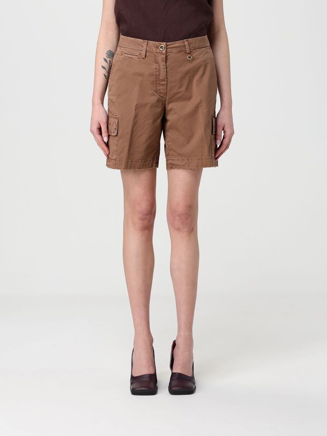 メイソンズ MASON'S デニムショーツ ショーツ レディース ブラウン Denim shorts 4BET1A209BCBE436 Brown 関税 送料無料 2026SS gi|BRANDSHOP「il Tesoro」