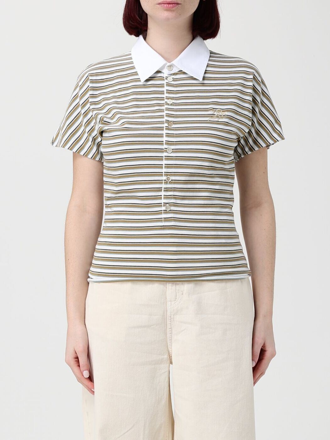 ゴールデン グース デラックス ブランド GOLDEN GOOSE ポロシャツ レディース マルチカラー Polo GWP02189P002390 Multicolor 関税 送料無料 2026SS gi|BRANDSHOP「il Tesoro」