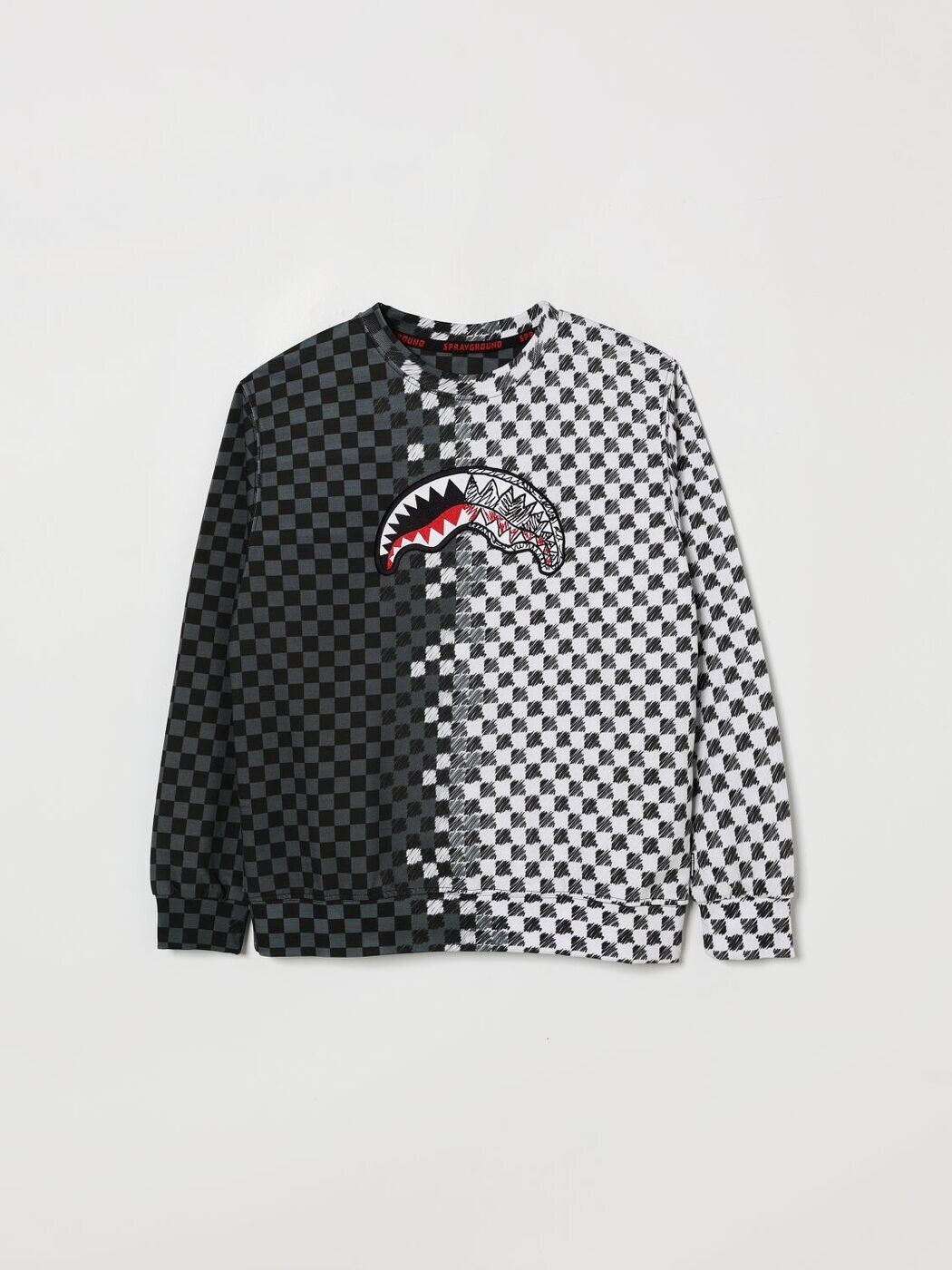 スプレイグラウンド SPRAYGROUND クルーネックジャンパー 編み物御召しもの ボーイズ 黒いこと Crew neck jumpers SPY1411E 関税 貨物輸送無料 2026SS gi