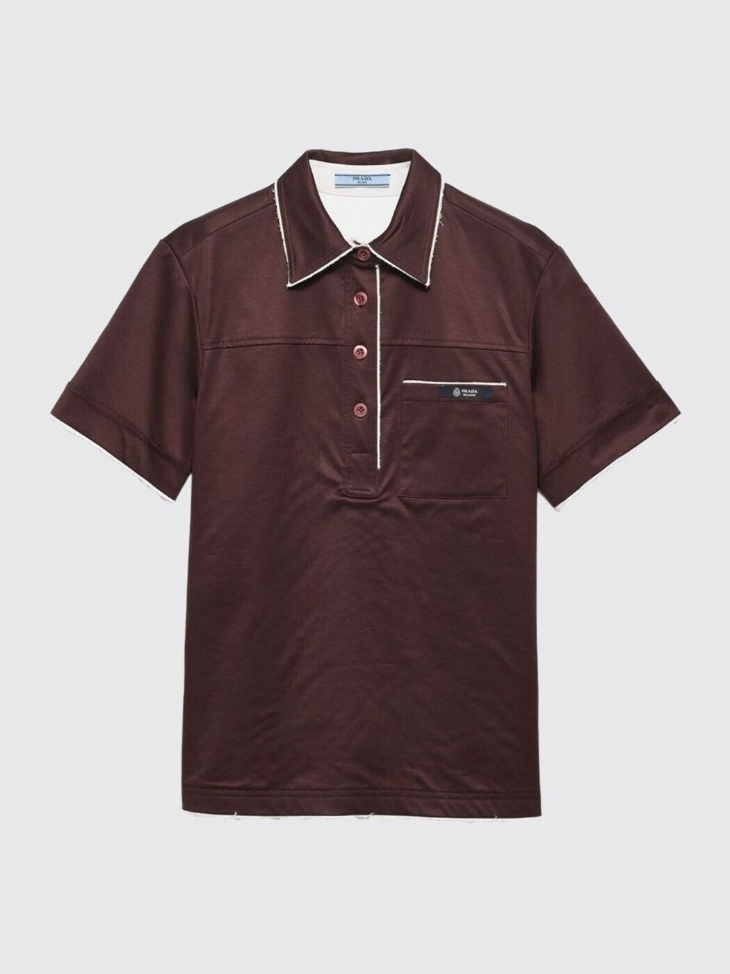 プラダ PRADA スポーツシャツ レディース 赤いこと Polo P963NSOOO173L 関税 貨物輸送無料 2026SS gi