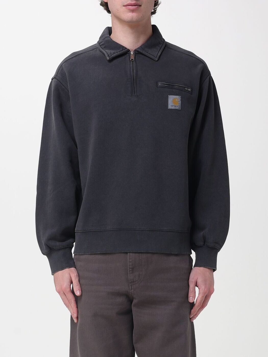 鉄道車両ハート型 ダブリューアイピー CARHARTT WIP トレーナー 調教師 メンズ 黒いこと Sweatshirts I036350 関税 貨物輸送無料 2026SS gi