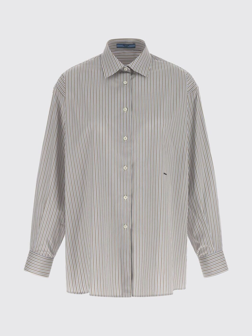 プラダ PRADA シャツ レディース グレー Shirts P493IRSOOO18RG Grey 関税 送料無料 2026SS gi｜BRANDSHOP「il Tesoro」 108,600円