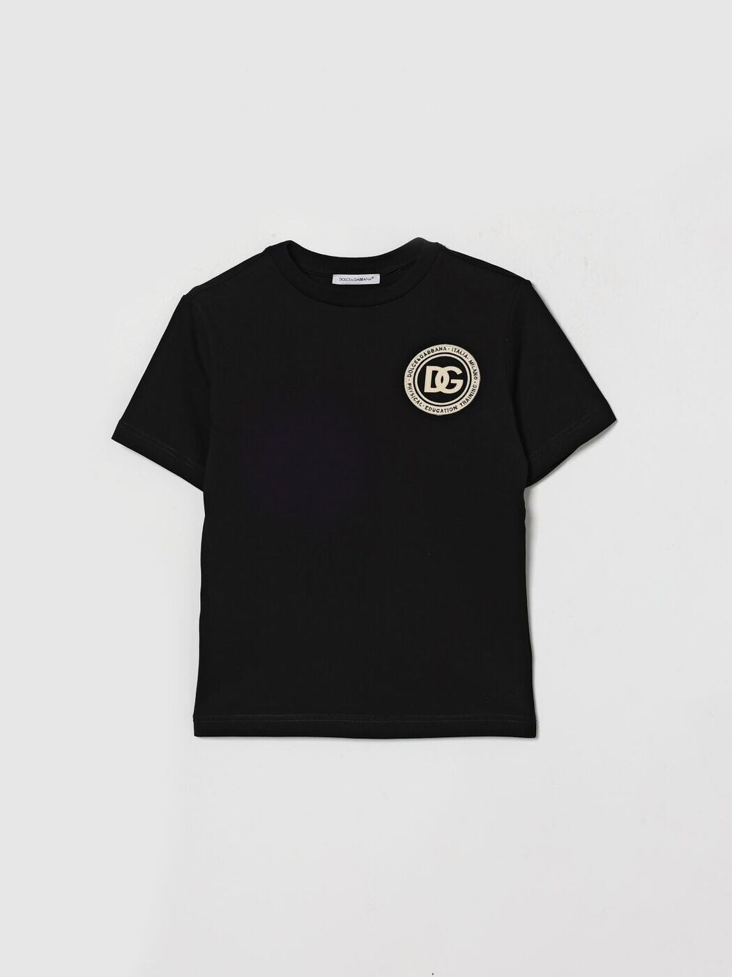 ドルチェ＆ガッバーナ DOLCE\u0026GABBANA ロング衣袂ティーシャツ ティーシャツ ボーイズ 黒いこと Long sleeve t-shirts L4JTHUG7P1P 関税 貨物輸送無料 2026SS gi