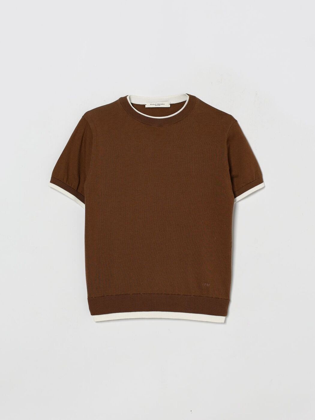 パオロペコラ PAOLO PECORA クルーネックジャンパー 編み物お召しもの ボーイズ 赤銅色 Crew neck jumpers PP4272 関税 貨物輸送無料 2026SS gi
