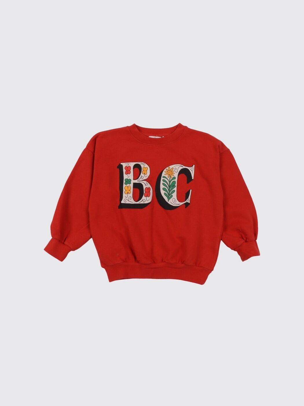 ボボショーズ BOBO CHOSES クルーネックジャンパー 編み物御召しもの ボーイズ 赤いこと Crew neck jumpers B126AC039 関税 貨物輸送無料 2026SS gi