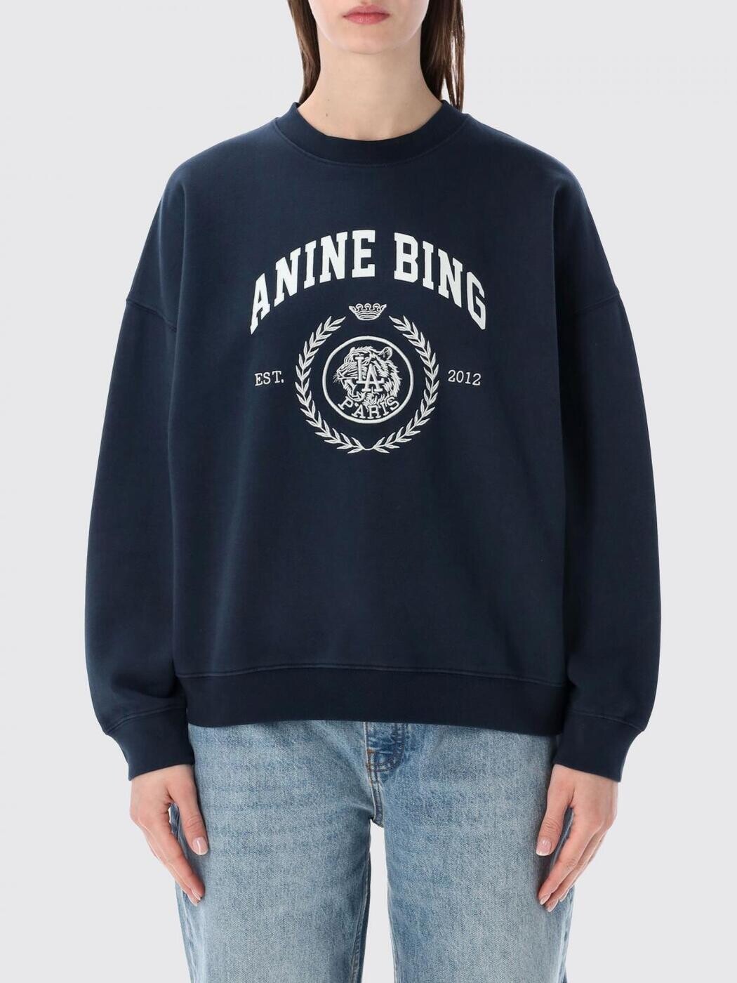 アニンビン ANINE BING 調教師 レディース 青み Sweatshirts A0812486 関税 貨物輸送無料 2026SS gi