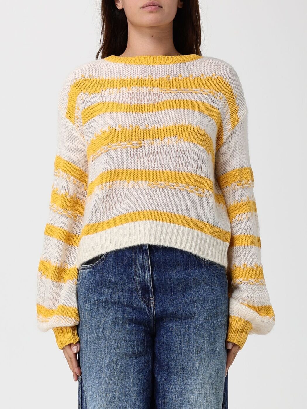 ツインセット TWINSET セーター ニットウェア レディース イエロー Knitwear 252AP3181 Yellow 関税 送料無料 2025AW gi｜BRANDSHOP「il Tesoro」