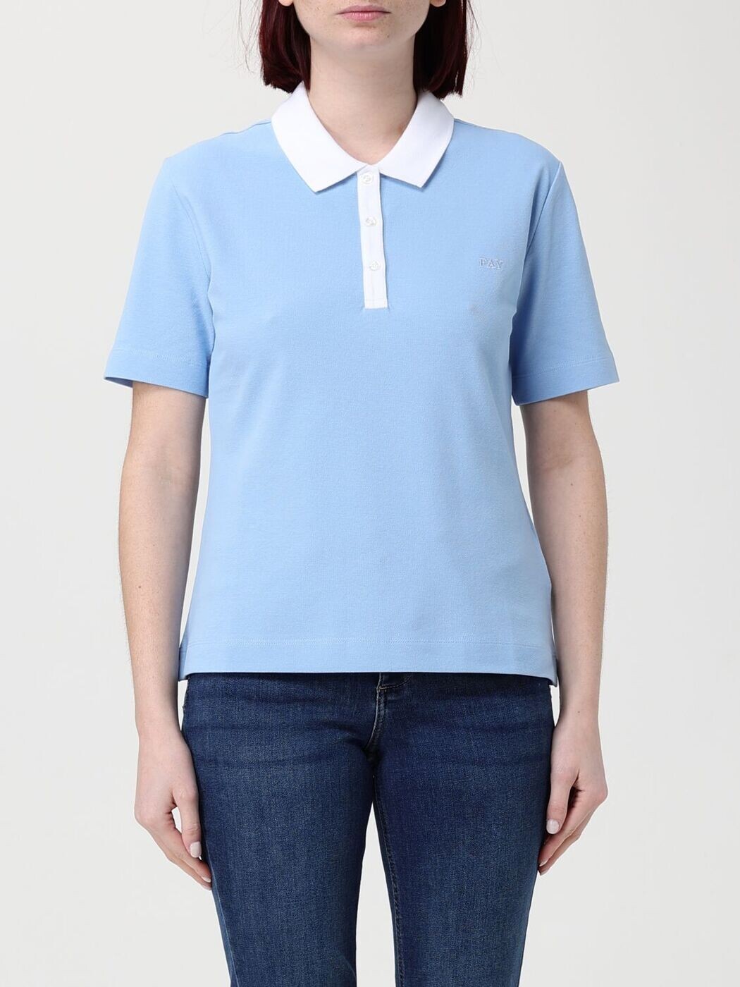 フェイ FAY ポロシャツ レディース Polo NPWB252650STDW Gnawed Blue 関税 送料無料 2026SS gi|BRANDSHOP「il Tesoro」