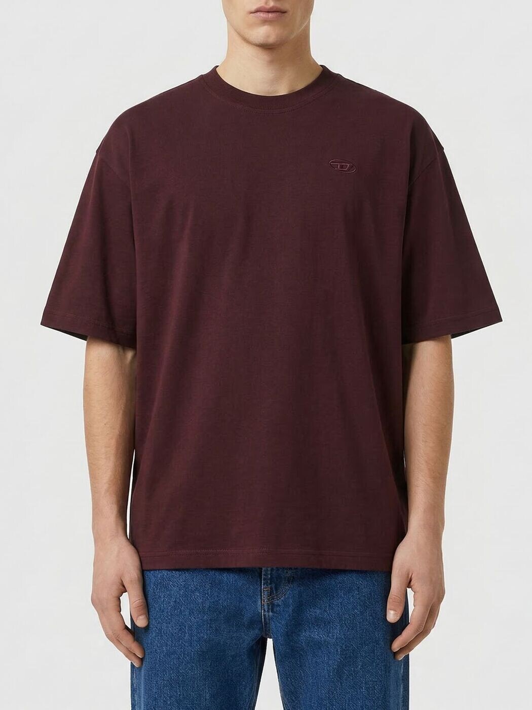 ディーゼル DIESEL プルオーバー メンズ 赤銅色 T-shirts A113020HGAM 関税 貨物輸送無料 2026SS gi