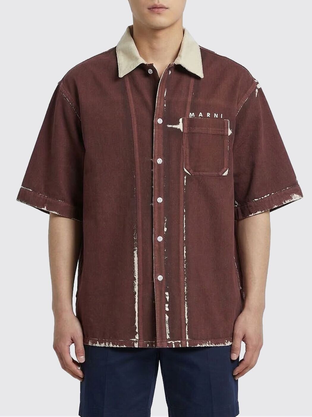 マルニ MARNI シャツ メンズ ブラウン Shirts CUJU0017A2USCY64 Brown 関税 送料無料 2026SS gi|BRANDSHOP「il Tesoro」