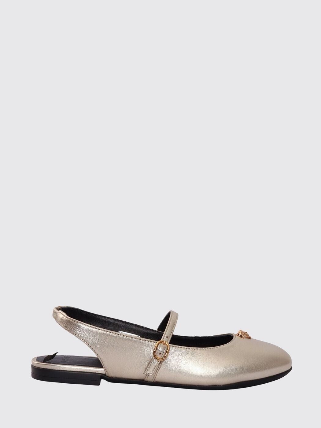 ヴェルサーチェ VERSACE バレーシューズ シューズ ガールズ ゴールド Ballet flats 10224021A17114 関税 貨物輸送無料 2026SS gi