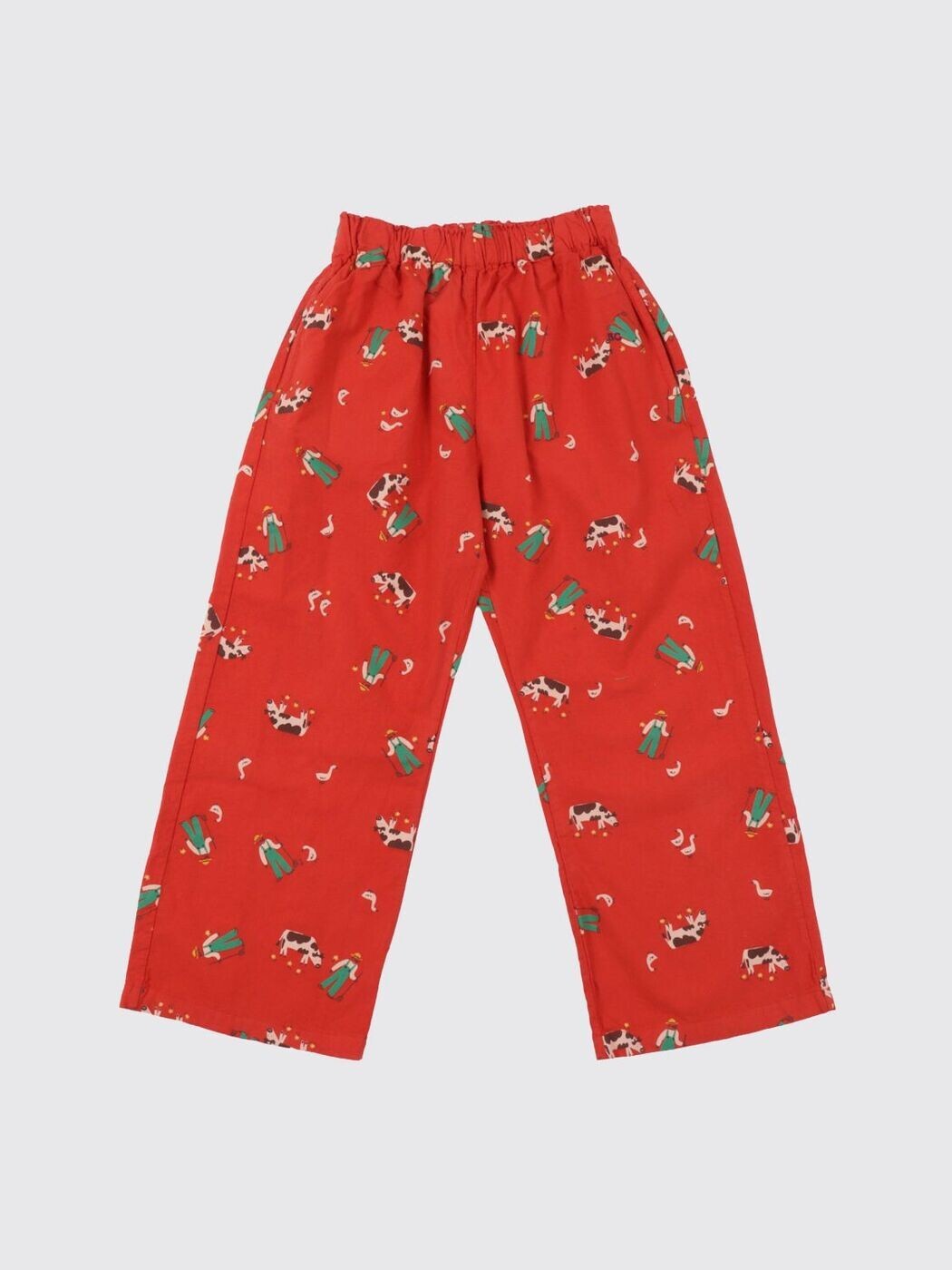 ボボショーズ BOBO CHOSES パンツ ボーイズ レッド Cargo trousers B126AC091 Red 関税 送料無料 2026SS gi|BRANDSHOP「il Tesoro」