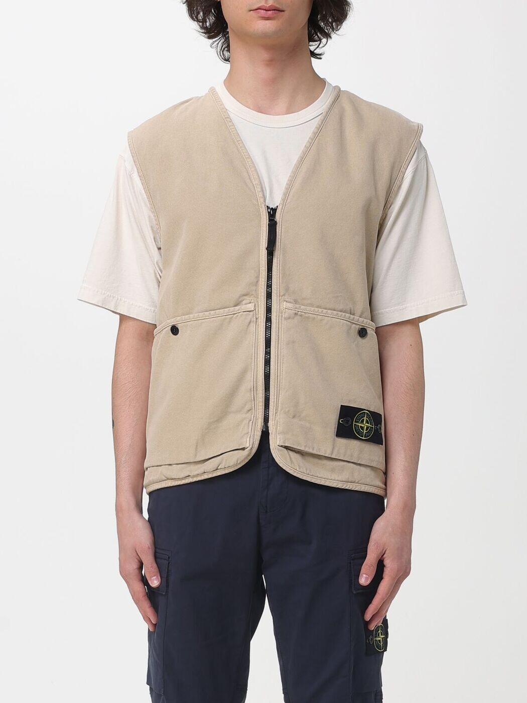 石ころ 島 STONE ISLAND ジレ より良い メンズ Vests 6100007S0184 関税 貨物輸送無料 2026SS gi