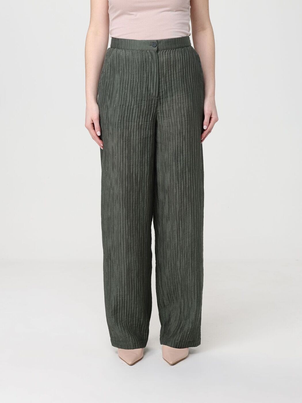 エンポリオ アルマーニ EMPORIO ARMANI ズボン パンツ レディース グレー Trousers EW003446AF20830 Grey 関税 送料無料 2026SS gi｜BRANDSHOP「il Tesoro」