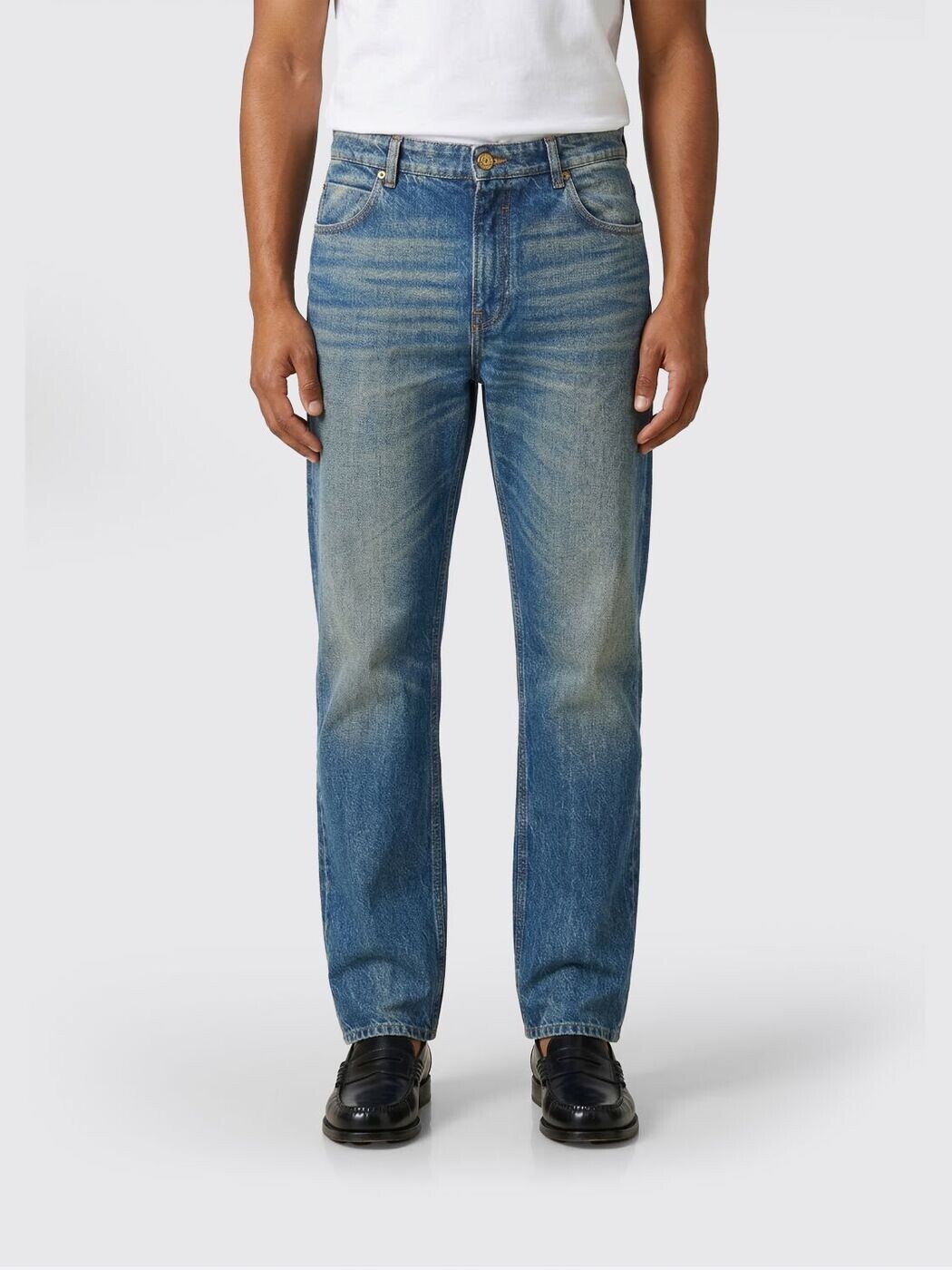 バルマン BALMAIN デニム メンズ ブルー Jeans GH1MI043DG10 Blue 関税 送料無料 2026SS gi|BRANDSHOP「il Tesoro」