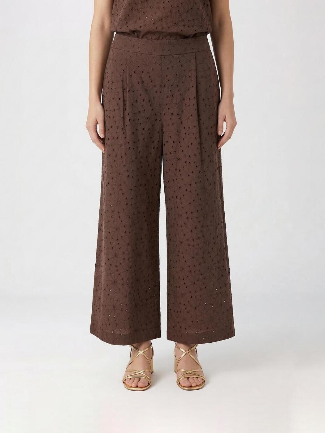 ツインセット TWINSET ズボン パンツ レディース ブラウン Trousers 261TF2112 Brown 関税 送料無料 2026SS gi｜BRANDSHOP「il Tesoro」