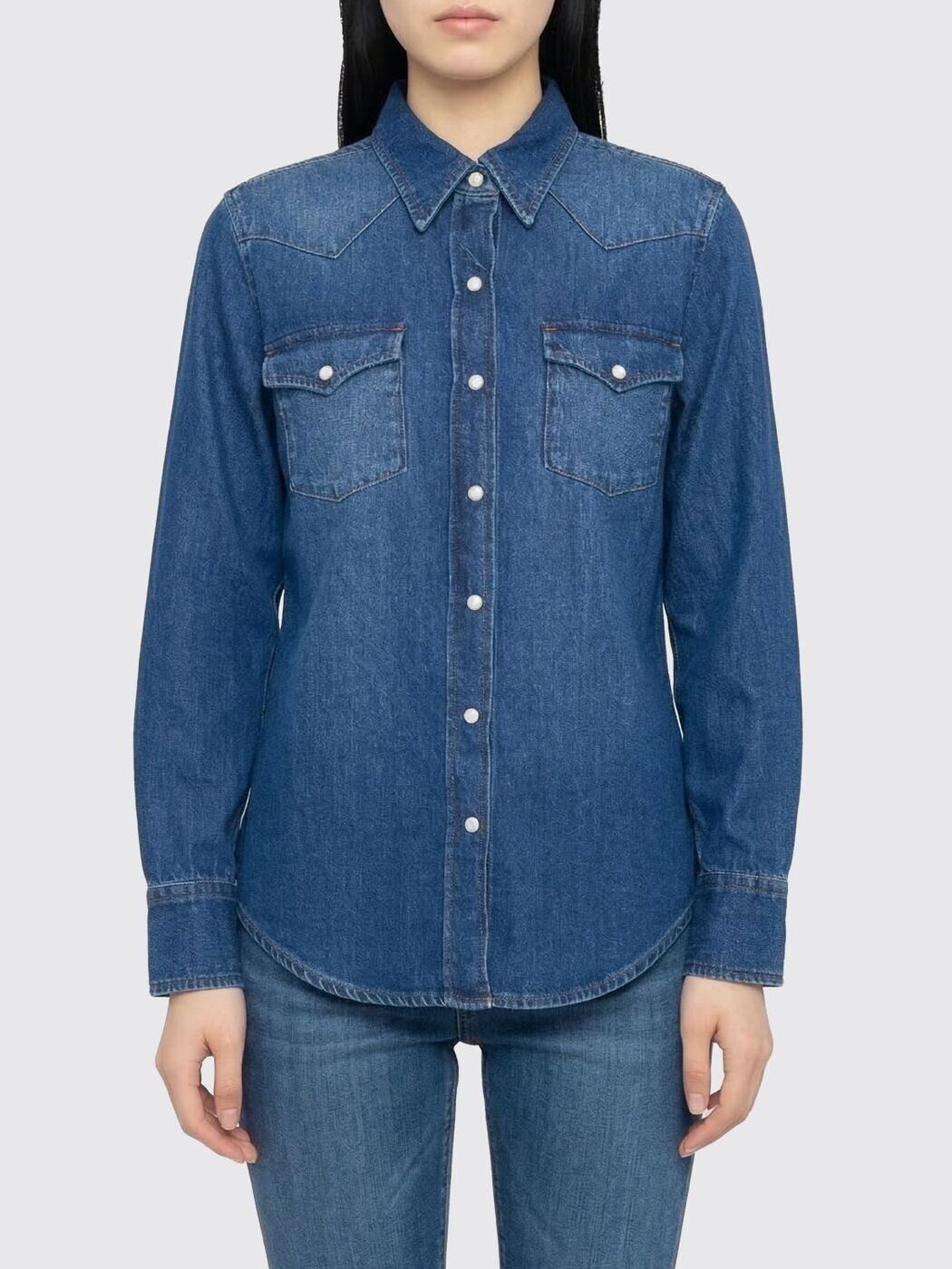 アーペーセー A.P.C シャツ レディース ブルー Shirts COHMEF12644 Blue 関税 送料無料 2026SS gi|BRANDSHOP「il Tesoro」