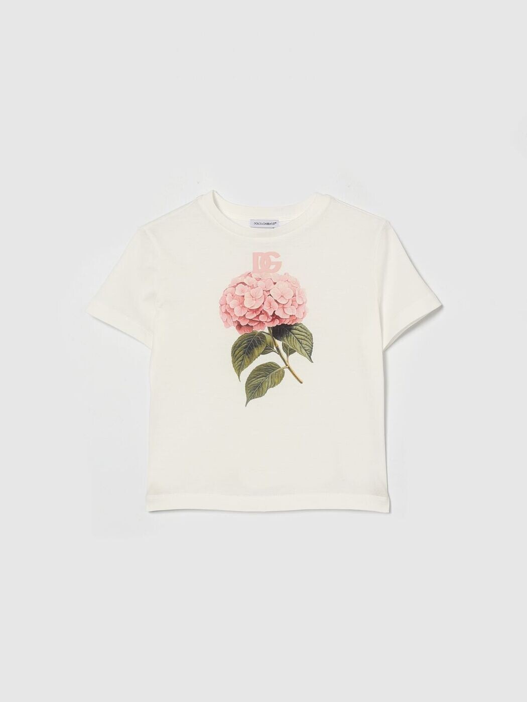 ドルチェ＆ガッバーナ DOLCE\u0026GABBANA ロング捩りプルオーバー プルオーバー ガールズ 白いこと Long sleeve t-shirts L5JTNKG7P1G 関税 貨物輸送無料 2026SS gi