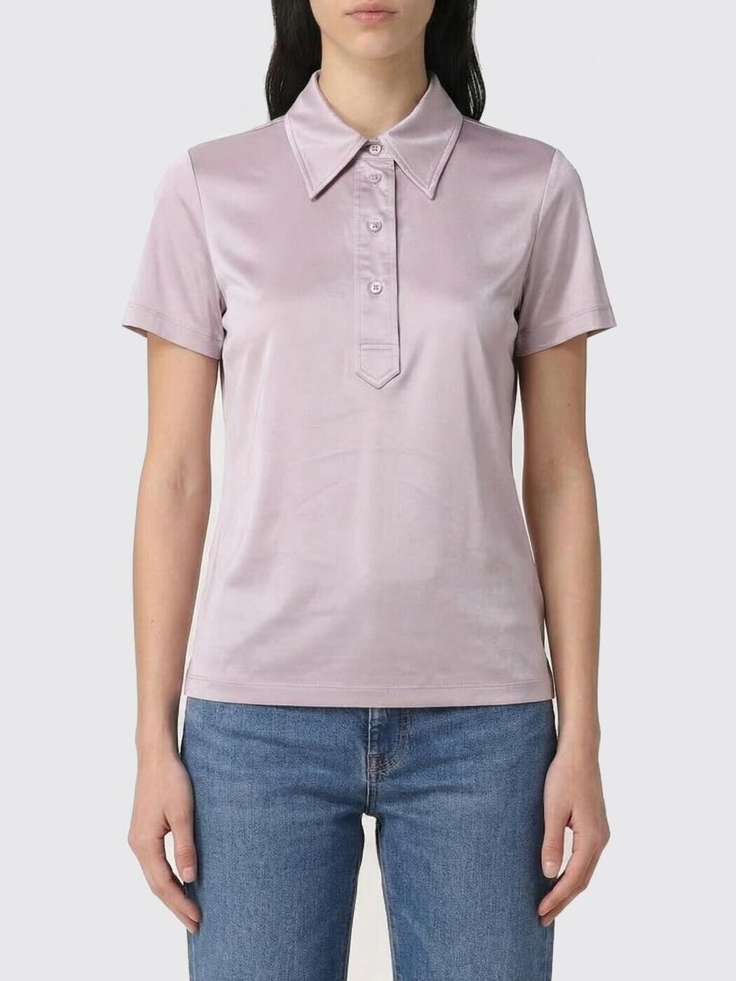 棲み家 マルジェラ MAISON MARGIELA スポーツシャツ レディース サクラ色 Polo S51GL0066M20171 関税 貨物輸送無料 2026SS gi
