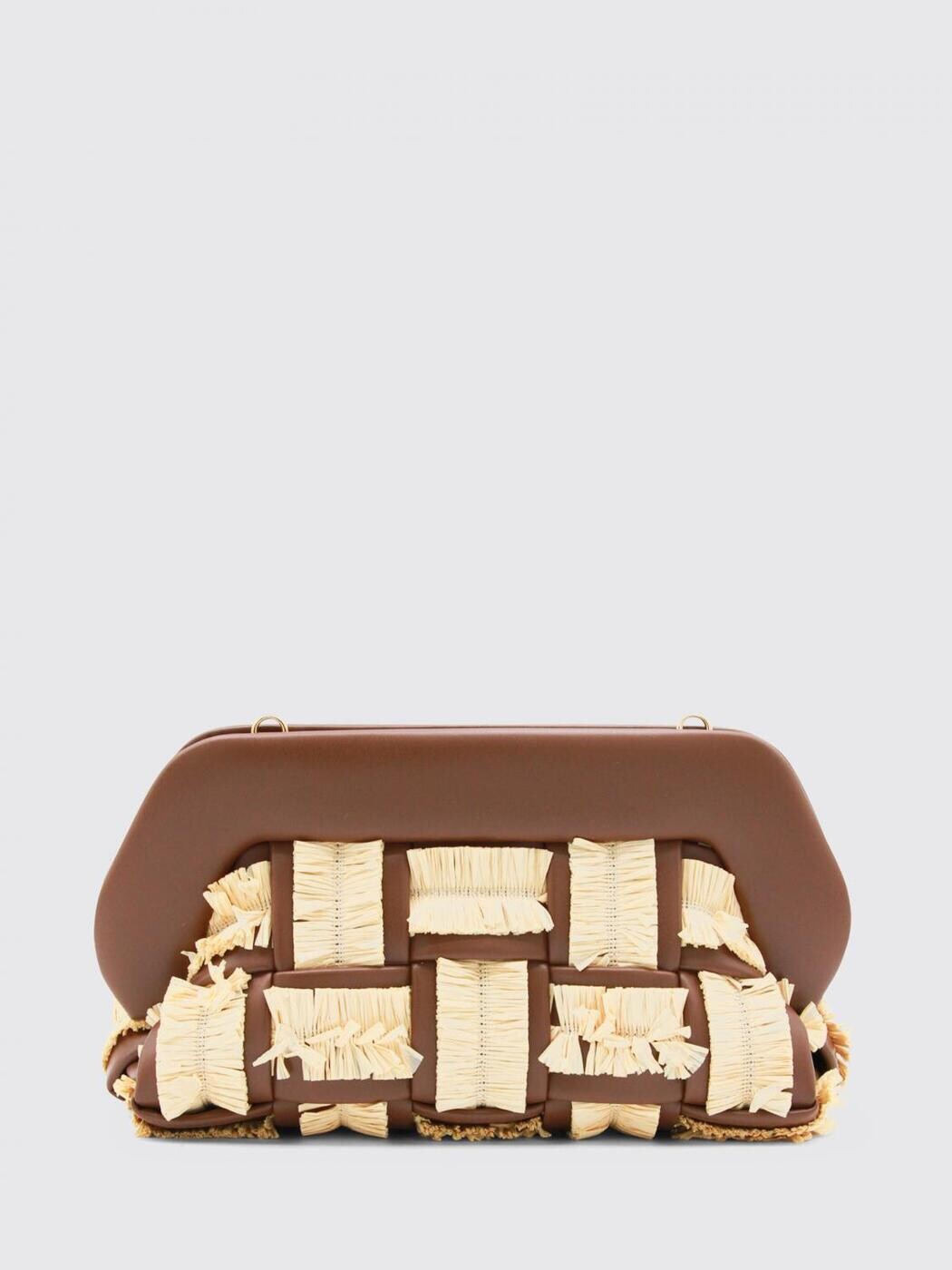 セニア THEMOIRE クラッチペダル御徒面子 レディース 赤銅色 Clutch and wristlets bags 261WTMB00OIRA 関税 貨物輸送無料 2026SS gi
