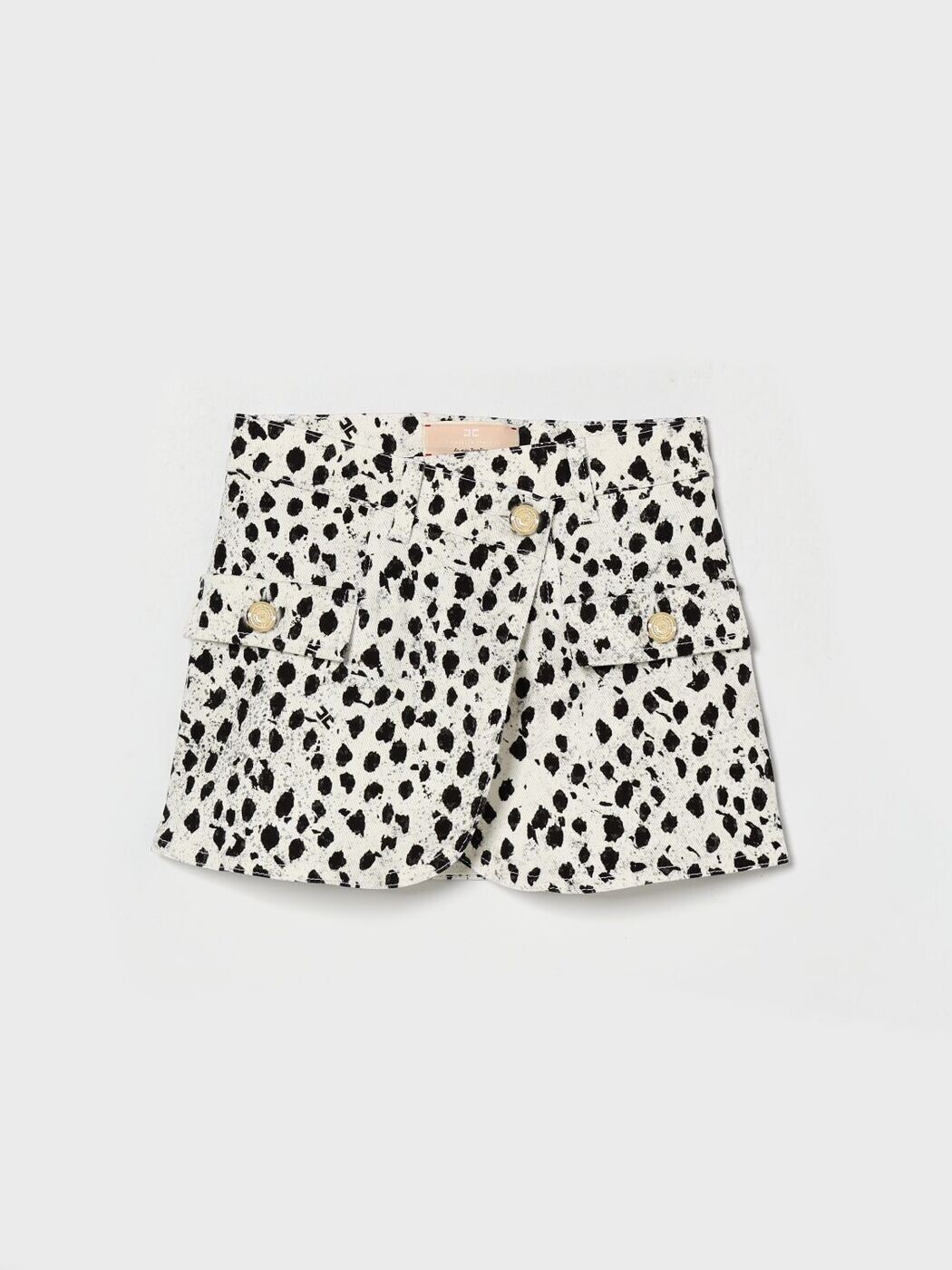 エリザベッタ フランキ ELISABETTA FRANCHI 天使の都市 MIA BAMBINA ミニ御徒面子 スコート ガールズ Mini-skirts EFGO2190CEE01 関税 貨物輸送無料 2026SS gi