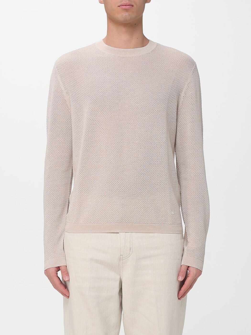 エンポリオ アルマーニ EMPORIO ARMANI セーター ニットウェア メンズ ベージュ Knitwear EM004619AF25249 関税 送料無料 2026SS gi