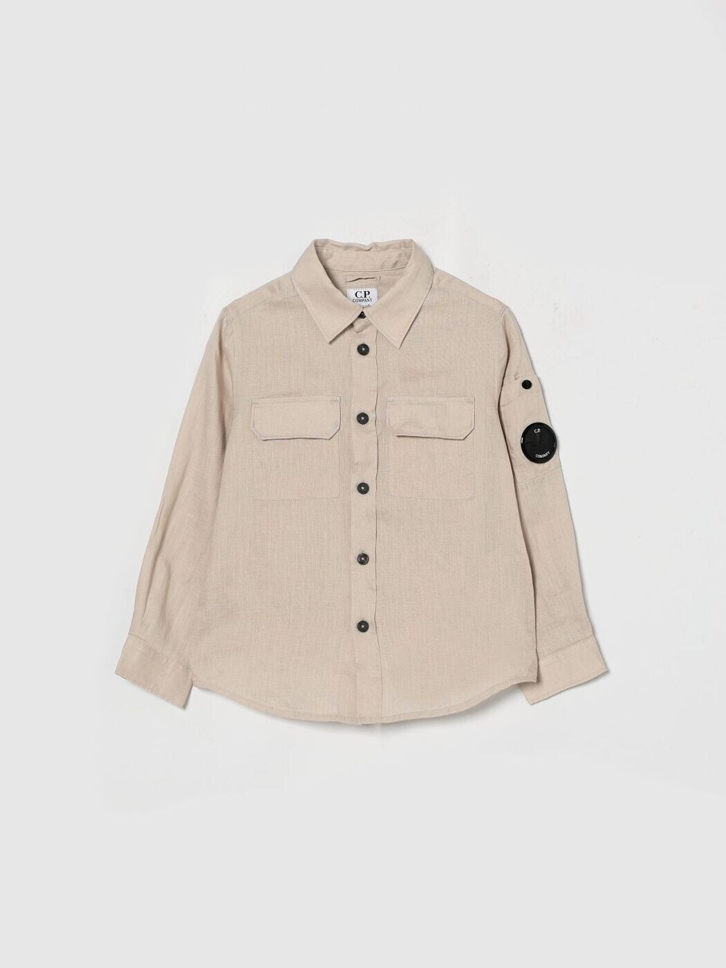 シーピーカンパニー C.P. COMPANY プルオーバー ボーイズ 薄墨色 Casual shirts CMC00ALUA01 関税 貨物輸送無料 2026SS gi