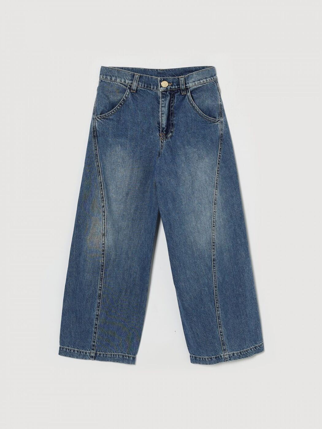 エリザベッタ フランキ ELISABETTA FRANCHI 天使の都市 MIA BAMBINA レギュラーフィットジーンズ ジーンズ ガールズ 青色 Regular fit jeans EFPA3120DF011 関税 貨物輸送無料 2026SS gi