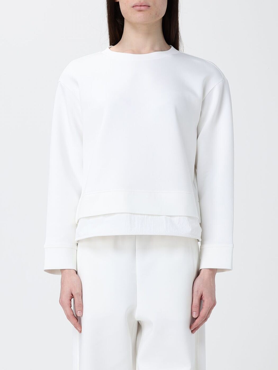 エン急性灰白髄炎 アルマーニ EMPORIO ARMANI 調教師 レディース 白いこと Sweatshirts EW003181AF10002 関税 貨物輸送無料 2026SS gi