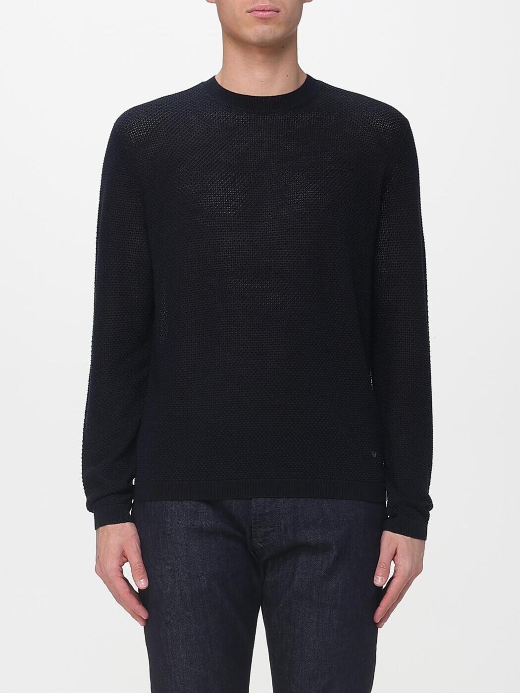 エンポリオ アルマーニ EMPORIO ARMANI セーター ニットウェア メンズ ネイビー Knitwear EM004619AF25249 関税 送料無料 2026SS gi