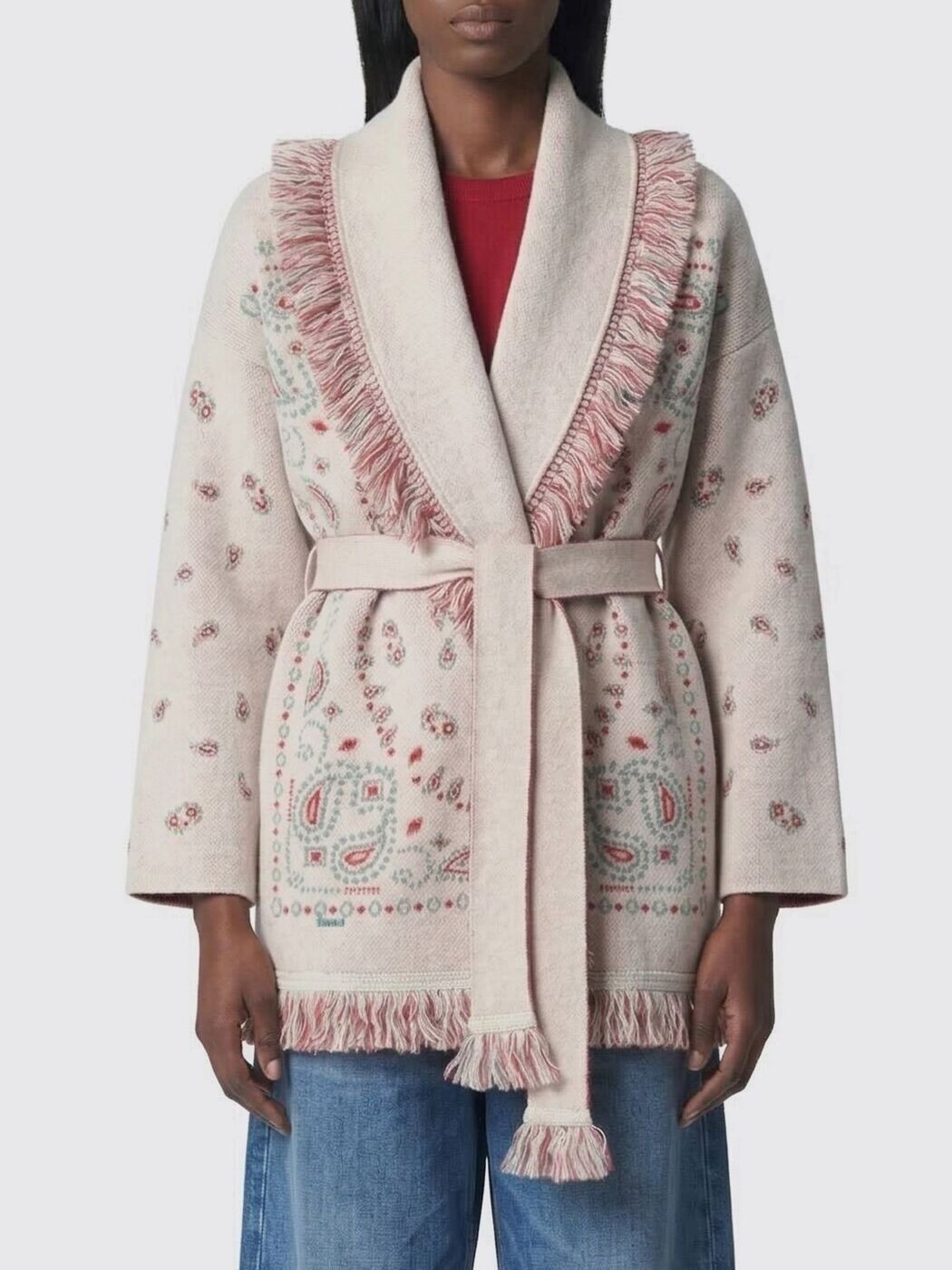 アラヌイ ALANUI ティーシャツ 編み物御召しもの レディース ベージュ Knitwear LWHB064R26KNI031 関税 貨物輸送無料 2026SS gi