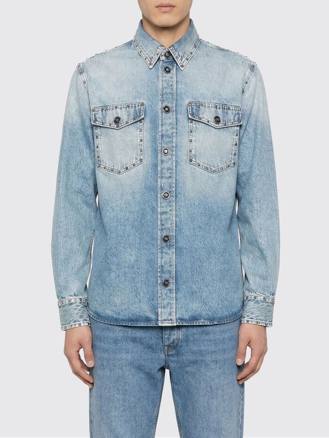 ヴェルサーチ VERSACE プルオーバー メンズ Shirts 10227471A16804 関税 貨物輸送無料 2026SS gi