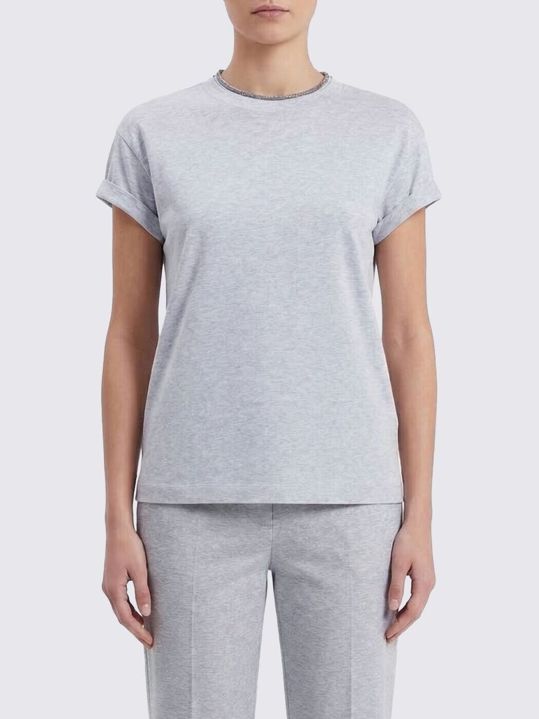 ブルネロクチネリ BRUNELLO CUCINELLI ポロシャツ Tシャツ レディース T-shirts and polo shirts M0T18BD200 Smoke Grey 関税 送料無料 2026SS gi｜BRANDSHOP「il Tesoro」 61,600円