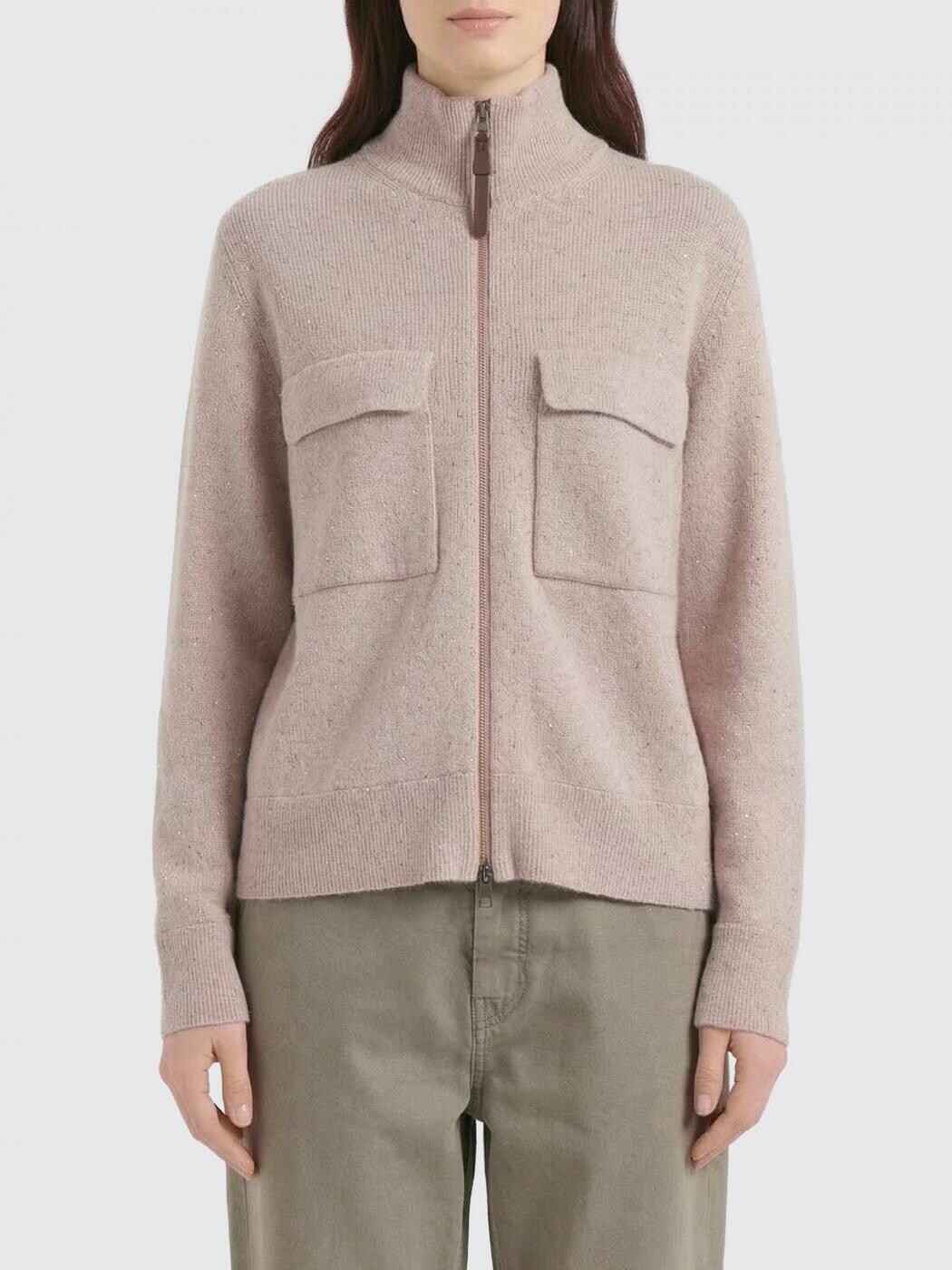 ブルネロクチネリ BRUNELLO CUCINELLI スウェーター 編み物お召しもの レディース ベージュ Knitwear MDV752706 関税 貨物輸送無料 2026SS gi