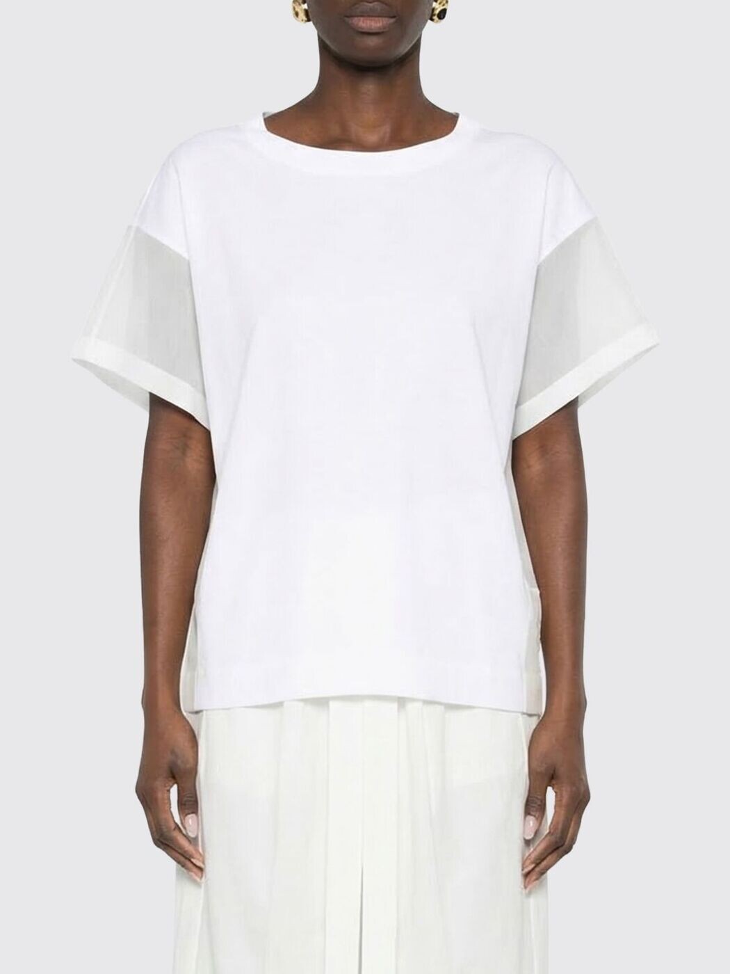 ブルネロクチネリ BRUNELLO CUCINELLI ポロシャツ Tシャツ レディース ホワイト T-shirts and polo shirts M0T81BX800 White 関税 送料無料 2026SS gi|BRANDSHOP「il Tesoro」