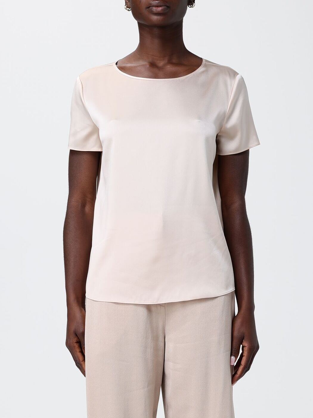 エンポリオ アルマーニ EMPORIO ARMANI Tシャツ トップス レディース ピンク T-shirts and tops 8N2K152NXXZ Pink 関税 送料無料 2026SS gi｜BRANDSHOP「il Tesoro」