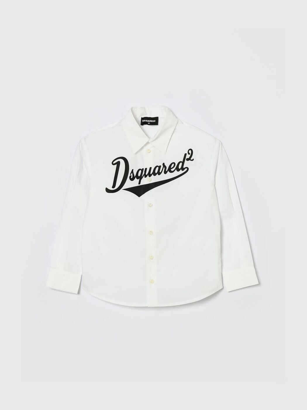 ディースクエアード DSQUARED2 シャツ ボーイズ ホワイト Casual shirts DQ3225D007D White 関税 送料無料 2026SS gi｜BRANDSHOP「il Tesoro」