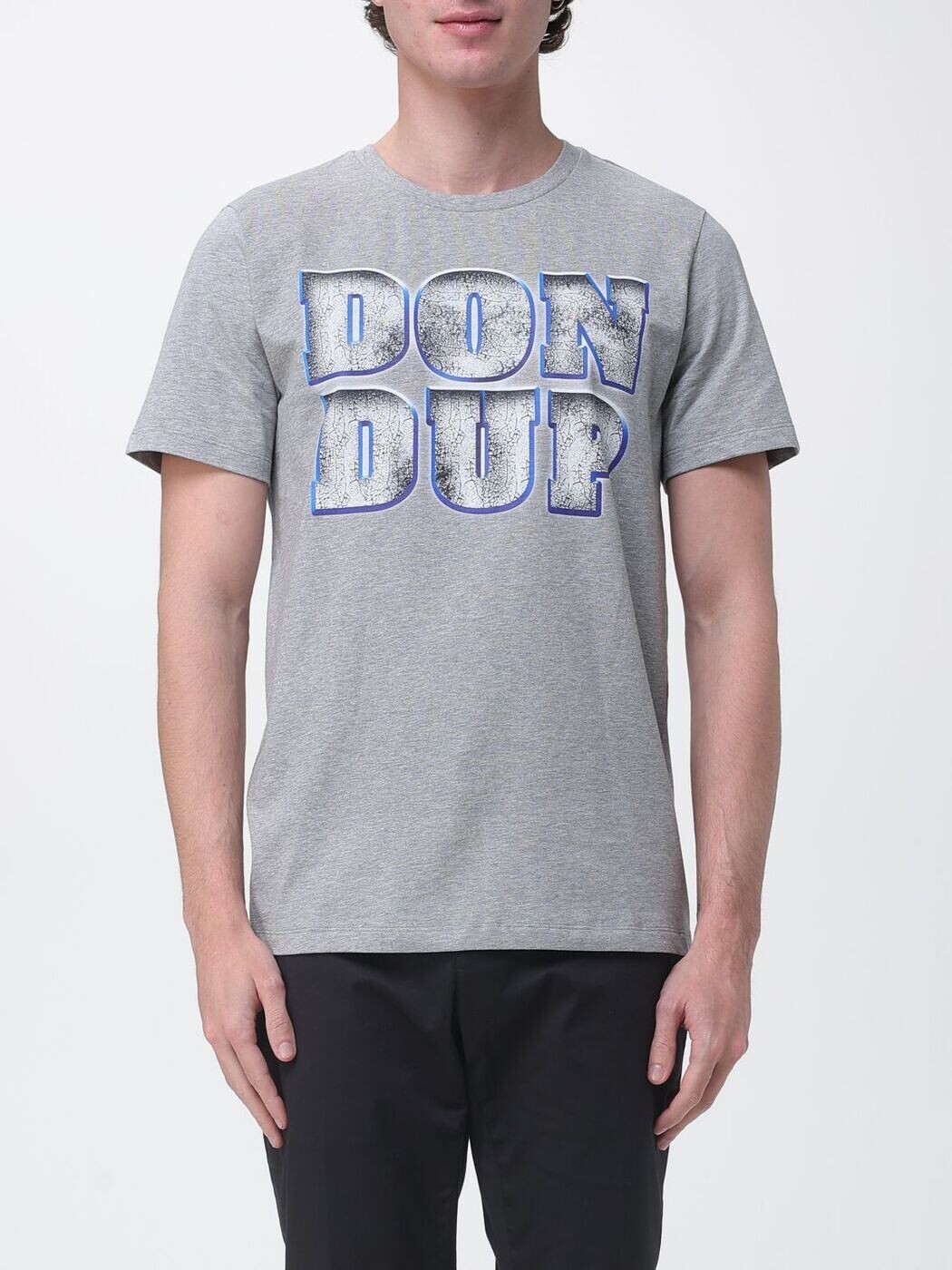 ドンダップ DONDUP Tシャツ メンズ グレー T-shirts US198JF0309UML2 Grey 関税 送料無料 2026SS gi|BRANDSHOP「il Tesoro」