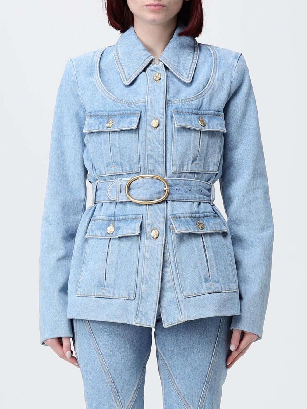 ニナ リッチ NINA RICCI スーツジャケット スーツ ジャケット レディース ブルー Suit Jackets 26PDVE014CO1119 Denim 関税 送料無料 2026SS gi|BRANDSHOP「il Tesoro」