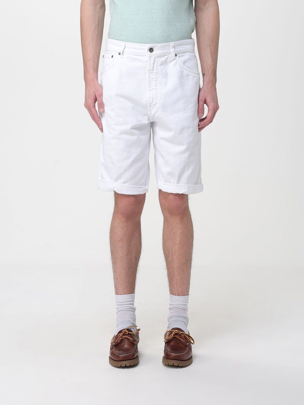 ドンダップ DONDUP ショーツ メンズ ホワイト Shorts UP624BF0014UPTD White 関税 送料無料 2026SS gi｜BRANDSHOP「il Tesoro」