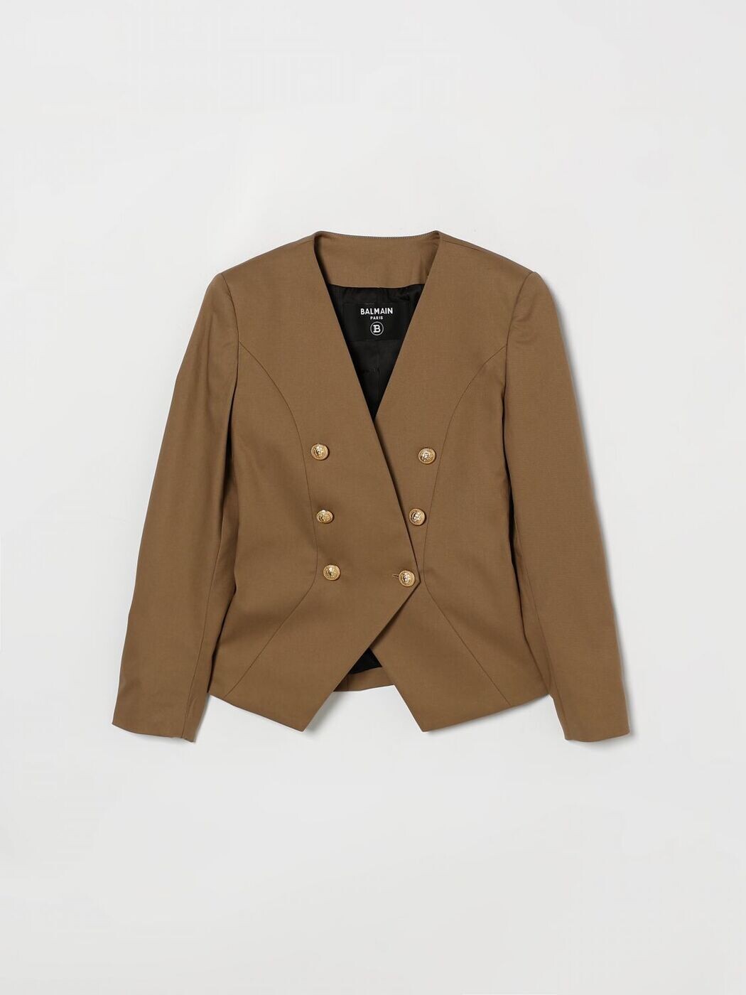 バルマン BALMAIN バイカージャケット 上衣 ガールズ 赤銅色 Biker jackets BY2A24G0197 関税 貨物輸送無料 2026SS gi
