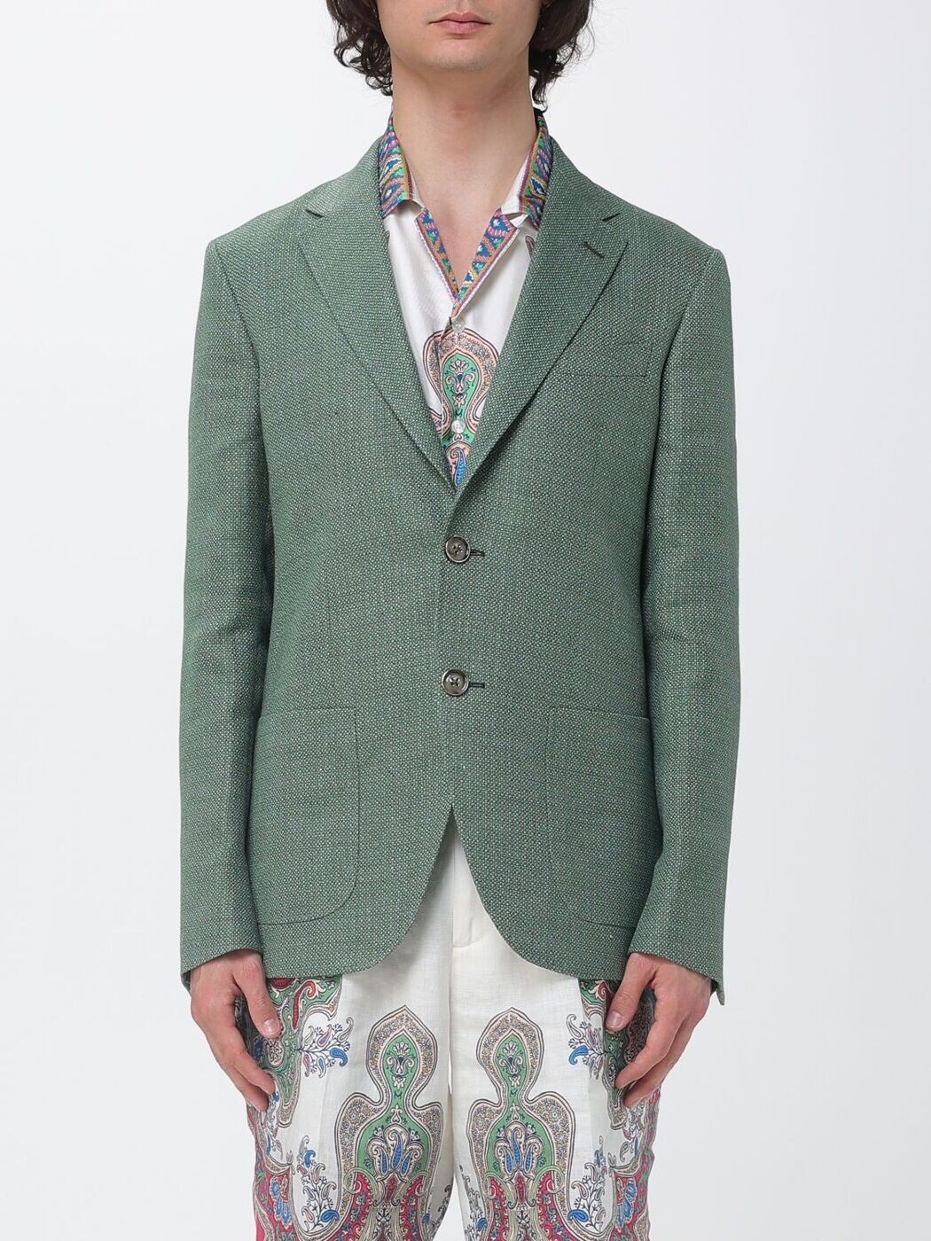 エトロ ETRO ジャケット メンズ グリーン Jackets MRCA000799TU2M8 Green 関税 送料無料 2026SS gi｜BRANDSHOP「il Tesoro」